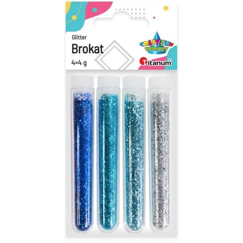 Brokat Titanum Craft-Fun Series kolor: mix 4 kolor. (MTJF-CSG4P) Brokat Titanum Craft-Fun Series kolor: mix 4 kolor. (MTJF-CSG4P)