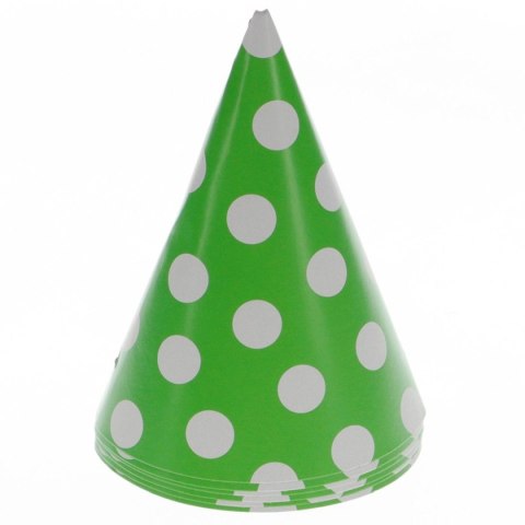 Czapka party Godan Groszki zielony papier (PF-CGPI) Czapka party Godan Groszki zielony papier (PF-CGPI)