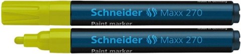 Marker olejowy Schneider Maxx 270, żółty 1,0-3,0mm (SR127005) Marker olejowy Schneider Maxx 270, żółty 1,0-3,0mm (SR127005)