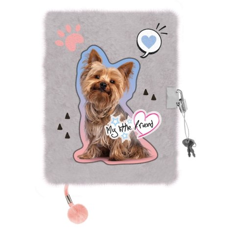 Pamiętnik Bambino My Little Friend Grey York A5 Pamiętnik Bambino My Little Friend Grey York A5