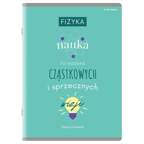Zeszyt TOP-2000 fizyka A5 60k. 80g krata [mm:] 150x210 (400160589)