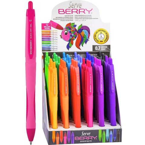 Długopis żelowy Serve display 36 sztuk 0,7mm Długopis żelowy Serve display 36 sztuk 0,7mm