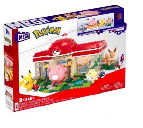 Klocki konstrukcyjne Mega Bloks Pokemon Leśne centrum (HNT93) Klocki konstrukcyjne Mega Bloks Pokemon Leśne centrum (HNT93)