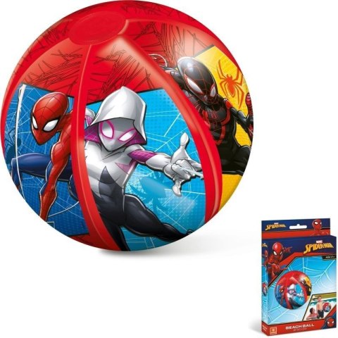 Piłka plażowa Artyk Spiderman PVC PCW śr. 500mm (169290) Piłka plażowa Artyk Spiderman PVC PCW śr. 500mm (169290)