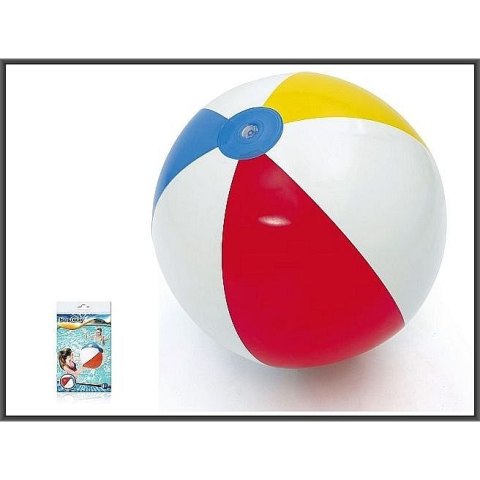 Piłka plażowa Dajar w kliny 51cm guma śr. 510mm (73100) Piłka plażowa Dajar w kliny 51cm guma śr. 510mm (73100)