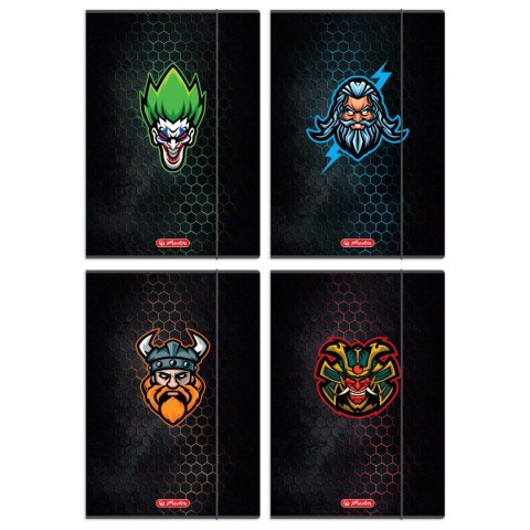 Teczka kartonowa Game Avatars Herlitz (9582701) Teczka kartonowa Game Avatars Herlitz (9582701)