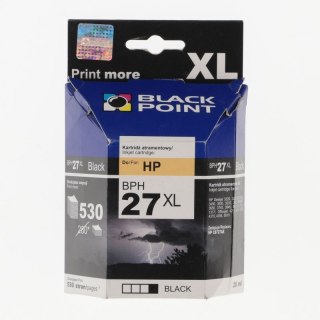 Tusz (cartridge) alternatywny Black Point HP 27XL BLACK