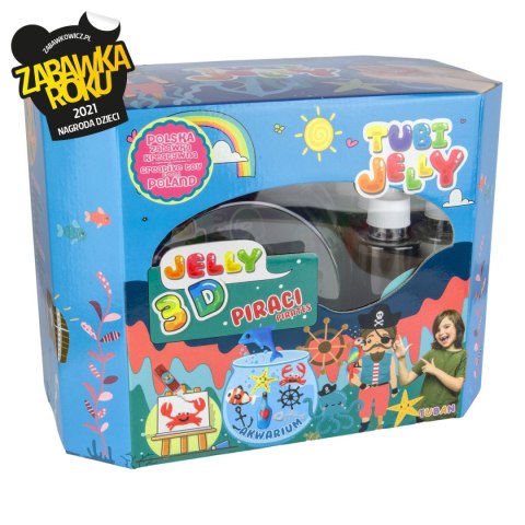 Zestaw kreatywny Tuban TUBI JELLY 8 KOLORÓW + DUŻE AKWARIUM ? PIRACI (TU 3332) Zestaw kreatywny Tuban TUBI JELLY 8 KOLORÓW + DUŻE AKWARIUM ? PIRACI (TU 3332)