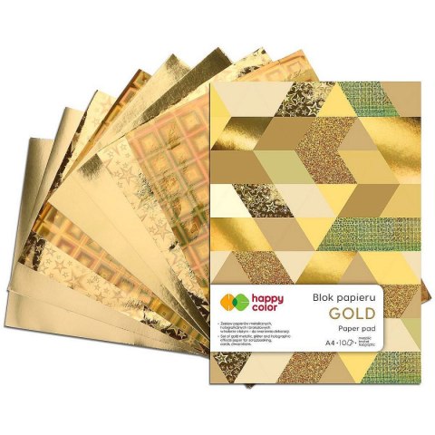Zeszyt papierów kolorowych Happy Color A4 230g 10k (HA 3820 2030-MG) Zeszyt papierów kolorowych Happy Color A4 230g 10k (HA 3820 2030-MG)