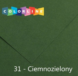Brystol Canson Colorline 31 zielony ciemny 150g 10k [mm:] 500x650