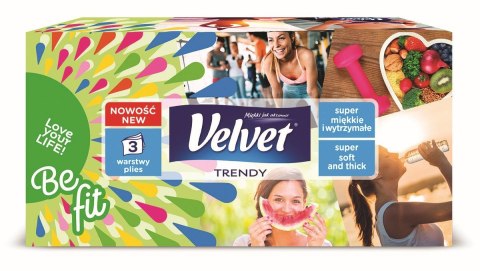 Chusteczki higieniczne Velvet 120 szt (Paradise) Chusteczki higieniczne Velvet 120 szt (Paradise)