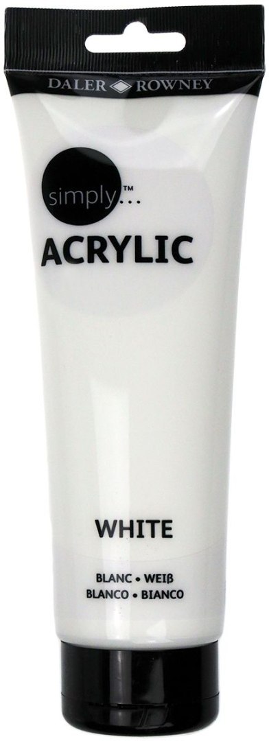 Farba akrylowa Daler Rowney Simply kolor: biały 250ml (126250011) Farba akrylowa Daler Rowney Simply kolor: biały 250ml (126250011)