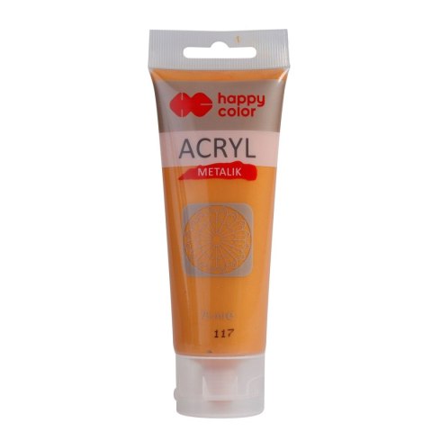 Farba akrylowa Happy Color florenckie złoto metalik kolor: miedziany 75ml (HA 7370 0075-117) Farba akrylowa Happy Color florenckie złoto metalik kolor: miedziany 75ml (HA 7370 0075-117)