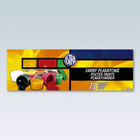Farby plakatowe Astra kolor: mix 10ml 12 kolor. (83115902) Farby plakatowe Astra kolor: mix 10ml 12 kolor. (83115902)
