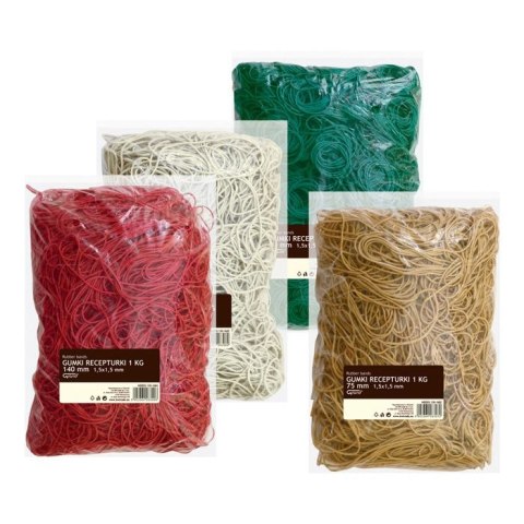 Gumki recepturki Grand 60% kauczuk 1000g śr. 140mm (130-1684) Gumki recepturki Grand 60% kauczuk 1000g śr. 140mm (130-1684)