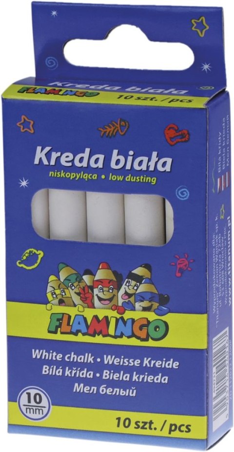 Kreda Flamingo kolor: biała 10 szt (5801W10) Kreda Flamingo kolor: biała 10 szt (5801W10)
