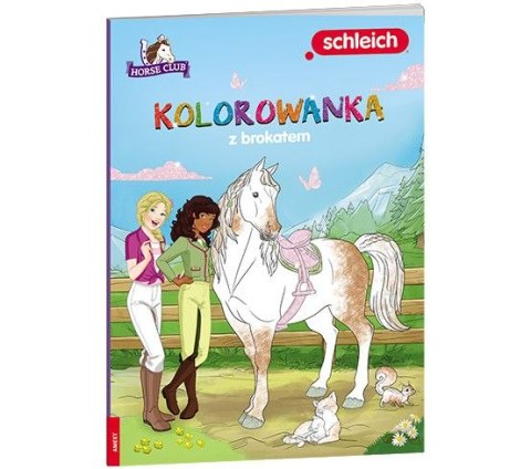 Książka dla dzieci Ameet Horse Club. Kolorowanka z brokatem (GCA 8401) Książka dla dzieci Ameet Horse Club. Kolorowanka z brokatem (GCA 8401)
