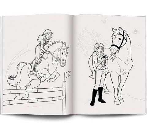 Książka dla dzieci Ameet Horse Club. Kolorowanka z brokatem (GCA 8401) Książka dla dzieci Ameet Horse Club. Kolorowanka z brokatem (GCA 8401)