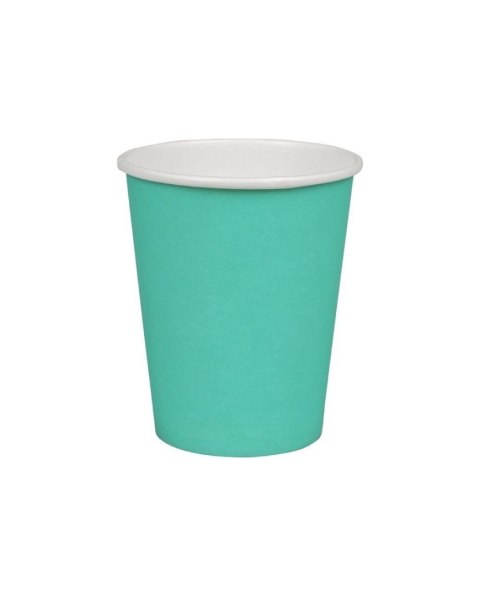 Kubek jednorazowy (nd) turkusowy papierowy 250ml (132666) Kubek jednorazowy (nd) turkusowy papierowy 250ml (132666)