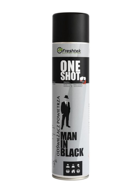 Odświeżacz powietrza One Shot Man in black 600ml Odświeżacz powietrza One Shot Man in black 600ml