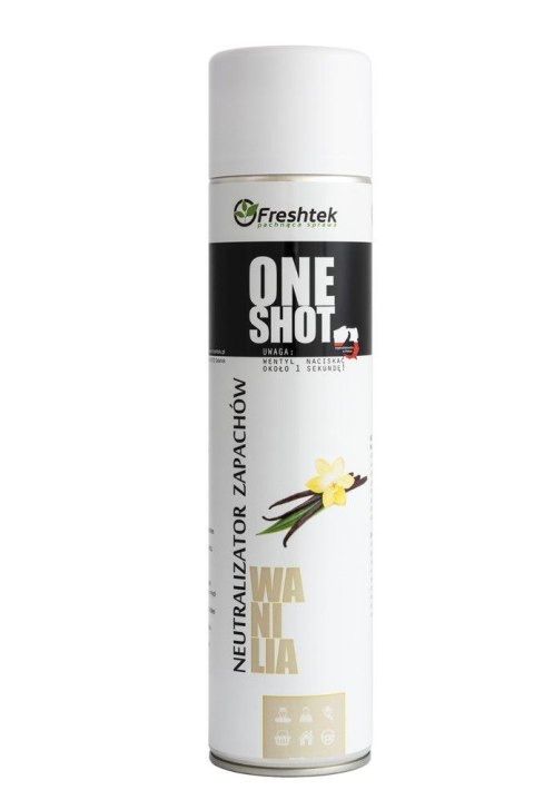 Odświeżacz powietrza One Shot Wanilia 600ml Odświeżacz powietrza One Shot Wanilia 600ml