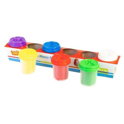 Plastelina Smily Play 6 kol. 6 tub ciasto-masa mix 56g (SP83350) Plastelina Smily Play 6 kol. 6 tub ciasto-masa mix 56g (SP83350)