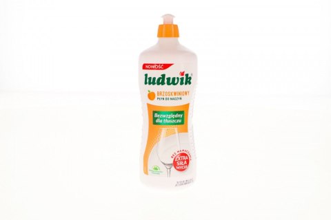 Płyn do naczyń Ludwik brzoskwiniowy 900ml Płyn do naczyń Ludwik brzoskwiniowy 900ml