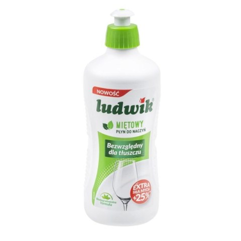 Płyn do naczyń Ludwik mięta 450ml Płyn do naczyń Ludwik mięta 450ml
