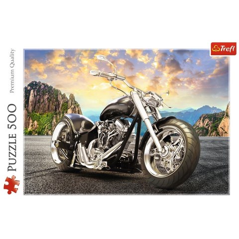Puzzle Trefl Czarny motocykl 500 el. (37384) Puzzle Trefl Czarny motocykl 500 el. (37384)