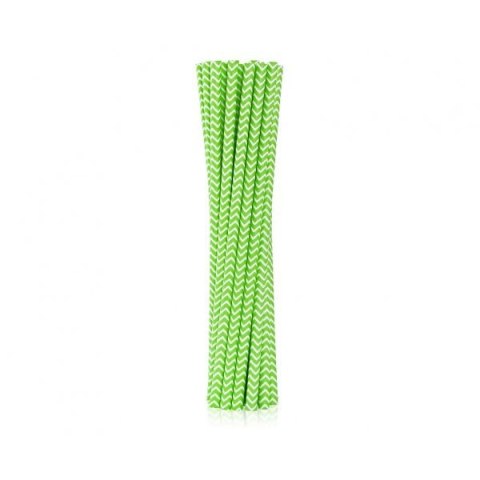 Słomka Godan pap. limonkowe szlaczki, 6x197mm 12 szt (RP-LS12) Słomka Godan pap. limonkowe szlaczki, 6x197mm 12 szt (RP-LS12)