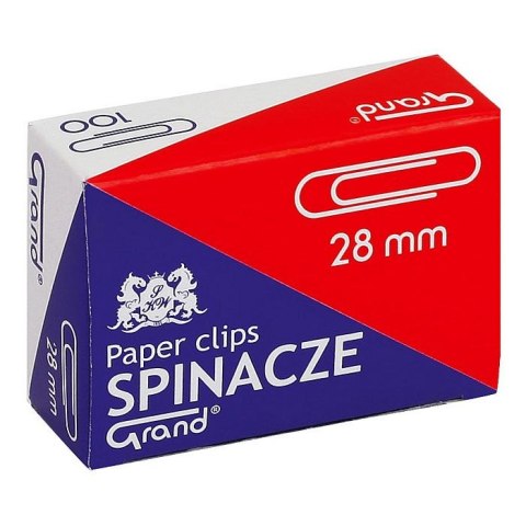 Spinacz okrągły Grand 28mm 100 szt Spinacz okrągły Grand 28mm 100 szt