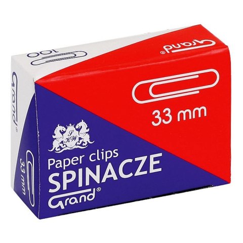 Spinacz okrągły Grand 33mm 100 szt Spinacz okrągły Grand 33mm 100 szt