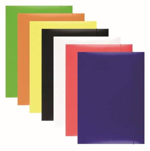 Teczka kartonowa na gumkę A4 czarny 300g Office Products (21191131-05) Teczka kartonowa na gumkę A4 czarny 300g Office Products (21191131-05)