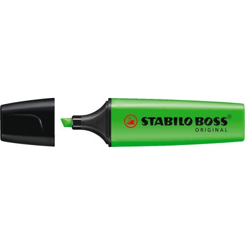 Zakreślacz Stabilo BOSS, zielony 2,0-5,0mm (70/33) Zakreślacz Stabilo BOSS, zielony 2,0-5,0mm (70/33)