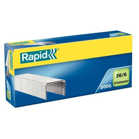 Zszywki 26/6 Rapid Standard 5000 szt (24861800) Zszywki 26/6 Rapid Standard 5000 szt (24861800)