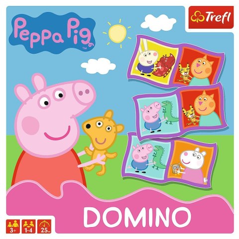 Gra strategiczna Trefl Peppa Domino (02066) Gra strategiczna Trefl Peppa Domino (02066)