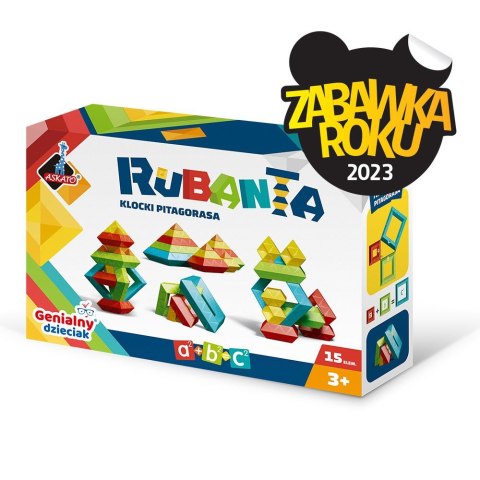 Klocki pozostałe Askato Pitagorasa 15 el. Rubanta (119397) Klocki pozostałe Askato Pitagorasa 15 el. Rubanta (119397)