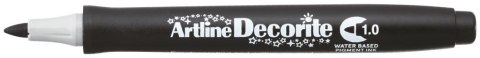 Marker permanentny Artline decorite, czarny 1,0mm pędzelek końcówka (AR-033 3 2) Marker permanentny Artline decorite, czarny 1,0mm pędzelek końcówka (AR-033 3 2)
