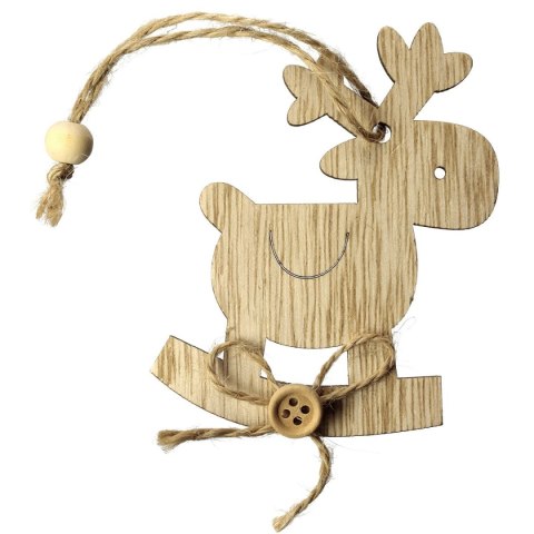 Ozdoba drewniana Titanum Craft-Fun Series zawieszka konik na biegunach (20HY0402-79) Ozdoba drewniana Titanum Craft-Fun Series zawieszka konik na biegunach (20HY0402-79)