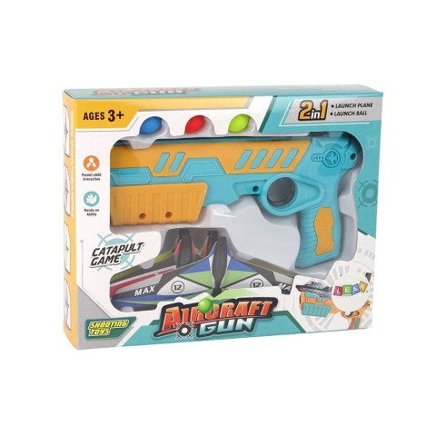 Pistolet Lean na Kulki Wyrzutnia Samolotów 2w1 z podajnikiem 4 Samoloty (12770) Pistolet Lean na Kulki Wyrzutnia Samolotów 2w1 z podajnikiem 4 Samoloty (12770)