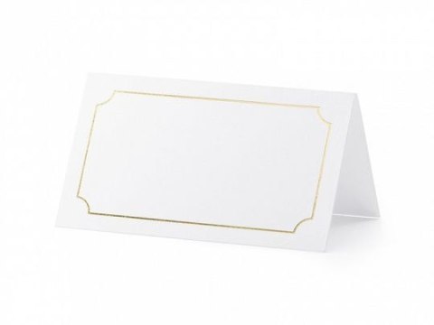 Wizytówka na stół Partydeco Ramka, złoty, 9,5x5,5cm (WS8-019ME) Wizytówka na stół Partydeco Ramka, złoty, 9,5x5,5cm (WS8-019ME)