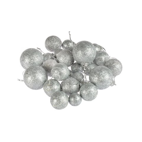 Bombki Arpex mix 2-4cm srebrne plastik (BN6431SRE-7598) Bombki Arpex mix 2-4cm srebrne plastik (BN6431SRE-7598)