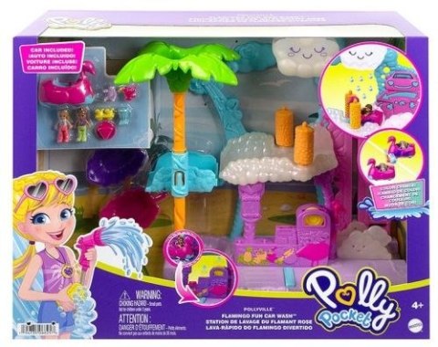 Figurka Mattel Polly Pocket zestaw flamingowa myjnia (HHJ05) Figurka Mattel Polly Pocket zestaw flamingowa myjnia (HHJ05)