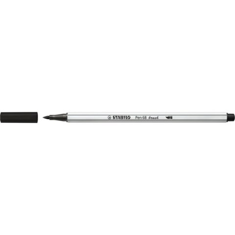 Flamaster Stabilo Pen 68 brush czarny 1 kol. (568/46) Flamaster Stabilo Pen 68 brush czarny 1 kol. (568/46)