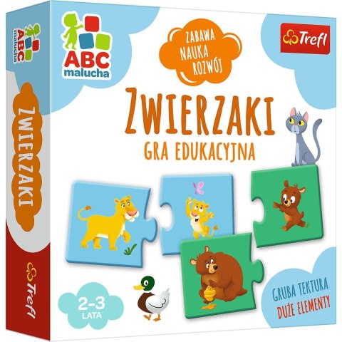 Gra edukacyjna Trefl ABC Malucha Zwierzaki (01940) Gra edukacyjna Trefl ABC Malucha Zwierzaki (01940)
