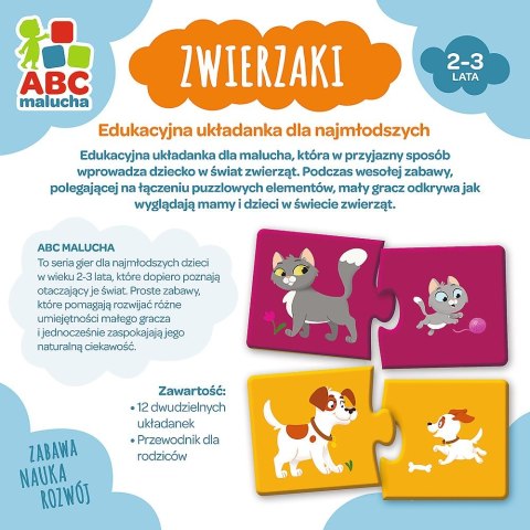 Gra edukacyjna Trefl ABC Malucha Zwierzaki (01940) Gra edukacyjna Trefl ABC Malucha Zwierzaki (01940)