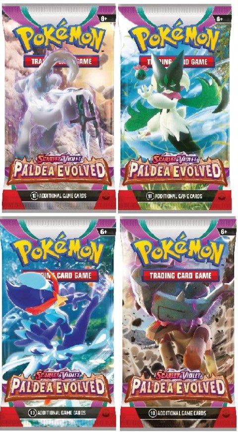 Karty Rebel Pokemon TCG: SV 02 Sleeved Boosters Karty Rebel Pokemon TCG: SV 02 Sleeved Boosters