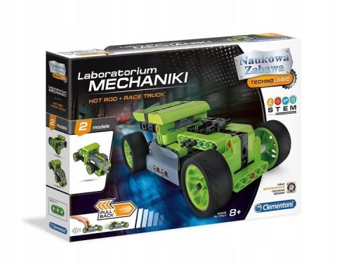Klocki konstrukcyjne Clementoni Laboratorium Mechaniki Samochód Hot Rod i Race Truck (CLM50634) Klocki konstrukcyjne Clementoni Laboratorium Mechaniki Samochód Hot Rod i Race Truck (CLM50634)