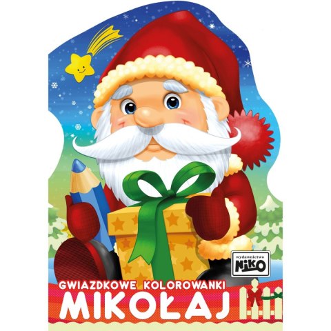 Książeczka edukacyjna Niko gwiazdkowe kolorowanki Mikołaj Książeczka edukacyjna Niko gwiazdkowe kolorowanki Mikołaj