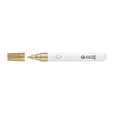 Marker olejowy Memobe złoty, złoty 2-4mm okrągła końcówka (MM301-51) Marker olejowy Memobe złoty, złoty 2-4mm okrągła końcówka (MM301-51)